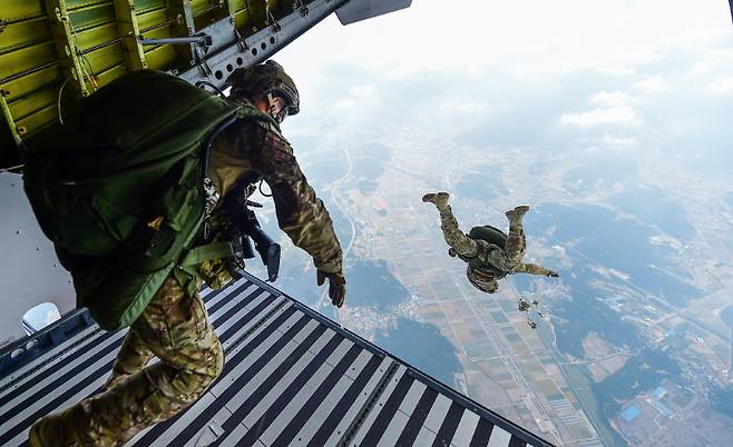 CCT 요원들의 훈련 모습 / 사진제공 = 공군