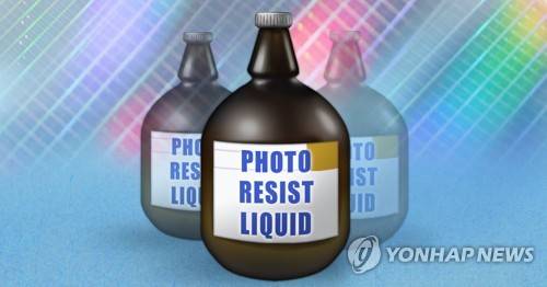 일본, 대 한국 수출규제 품목 '리지스트' (PG) [장현경 제작] 일러스트