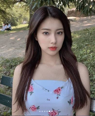 아이즈원 강혜원의 뉴욕에서의 한가한 날(사진=아이즈원 인스타그램)