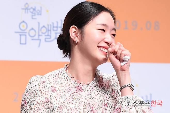 영화 '유열의 음악앨범' (감독 정지우) 제작발표회에 참석한 김고은. 사진=이혜영 기자 lhy@hankooki.com