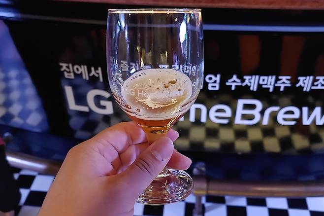 홈브루에서 나온 IPA.