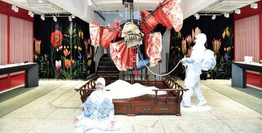 젠틀몬스터 가로수길 쇼룸 내부 모습./ 김기남 기자