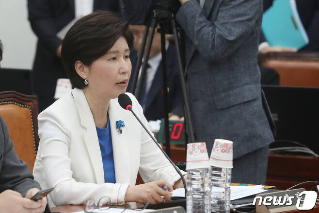 백혜련 더불어민주당 의원. 2019.6.19/뉴스1 © News1 임세영 기자