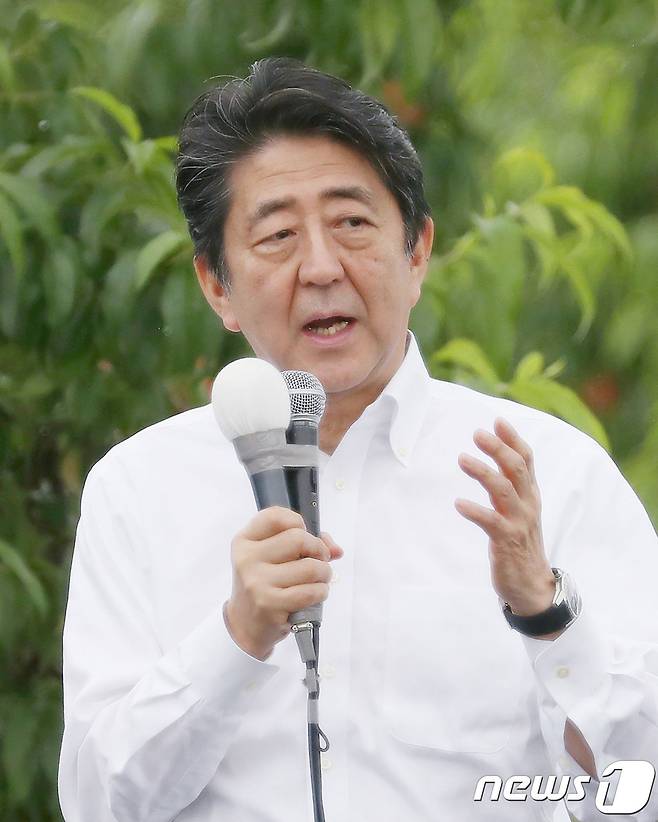 아베 신조 일본 총리 <자료사진> © AFP=뉴스1