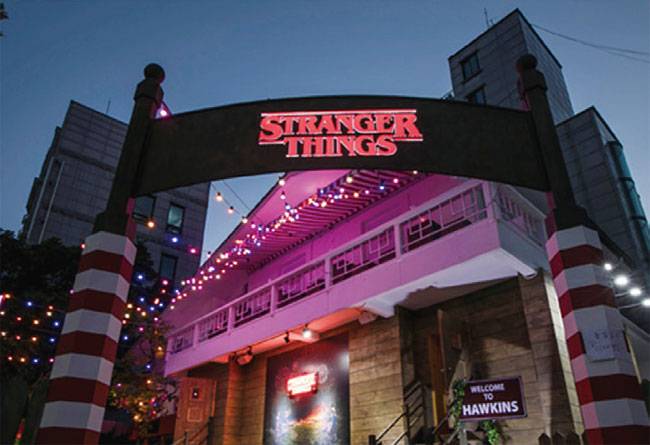 ‘기묘한 이야기’ 팝업 스토어. 사진 넷플릭스