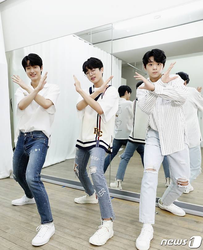 '프듀X101' 이우진 이진우 이태승(왼쪽부터) © News1 권현진 기자