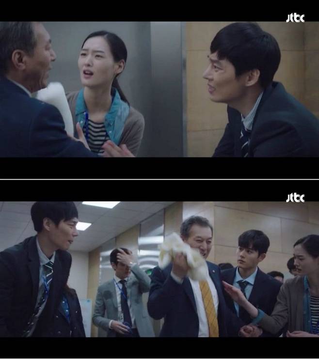 JTBC ‘보좌관’ 속 노다정 역으로 출연 중인 배우 도은비 (사진=방송화면 캡처)