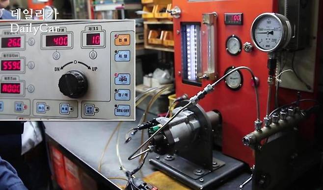 델파이 고압펌프 커먼레일 테스트