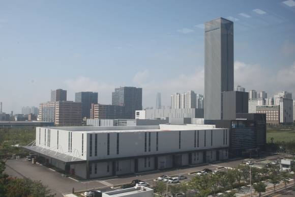 인천시 연수구 송도동 219-3번지에 들어선 한국미쓰비시엘리베이터 인천공장 전경. ⓒ구자익 기자