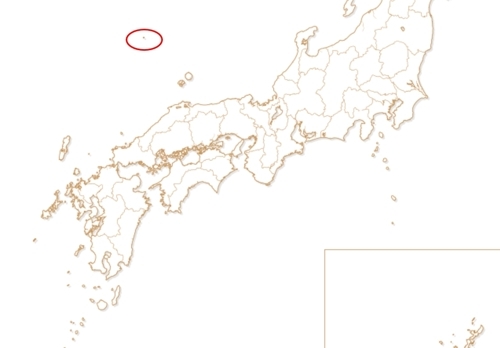 독도를 일본 영토로 표기한 지도. 도쿄올림픽조직위 홈페이지 갈무리.