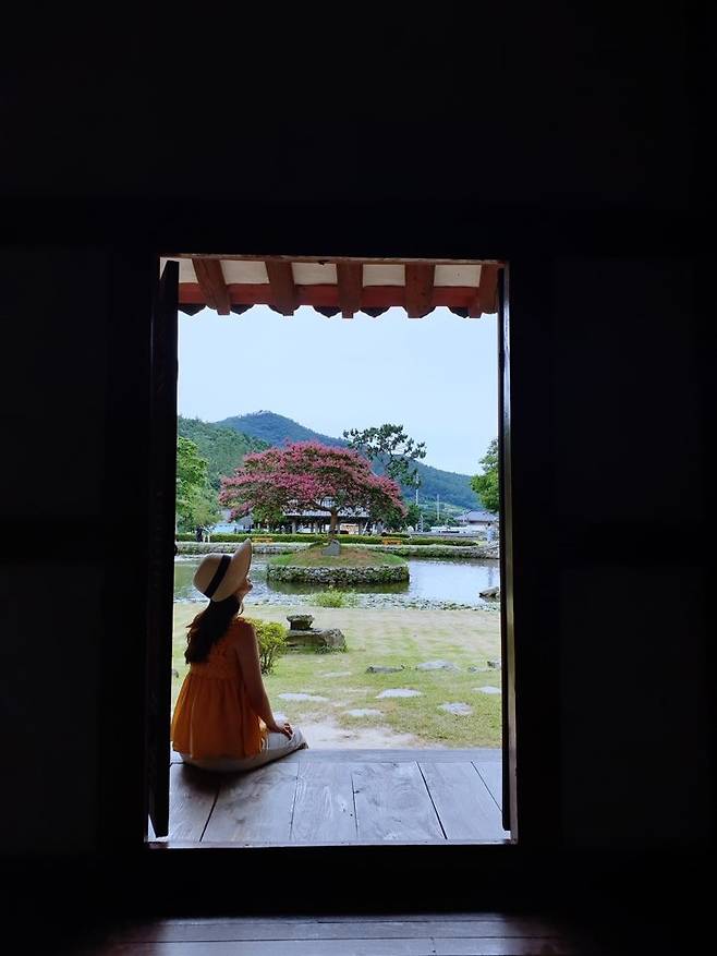 운림산방 화실의 툇마루에 앉아 경치를 만끽해도 좋다© 뉴스1