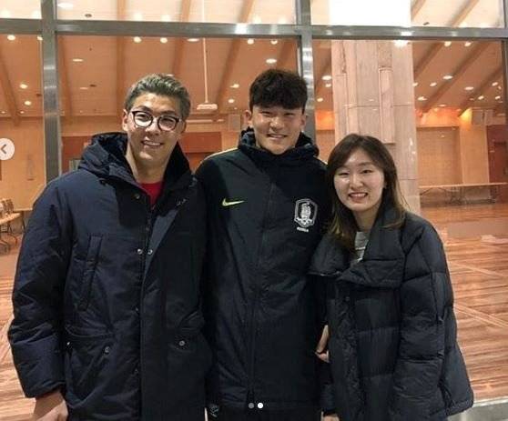 정현은 쇼트트랙 최민정, 축구 김민재와 어울리며 심리적 안정을 찾았다. [사진 정현 SNS]