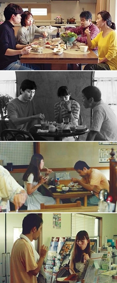 영화 (맨 위)과 . 각 영화 화면 갈무리