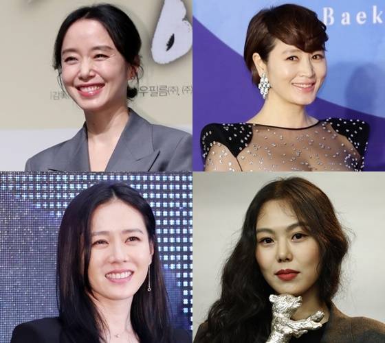 (왼쪽 위부터 시계방향) 전도연, 김혜수, 김민희 , 손예진 / 사진=스타뉴스, AFPBBNews뉴스1