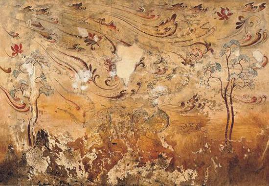 진파리 1호분 현무 모사도 (국립중앙박물관 소장)