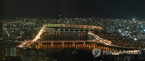 한강 일대 서울의 야경 [ 연합뉴스 DB]