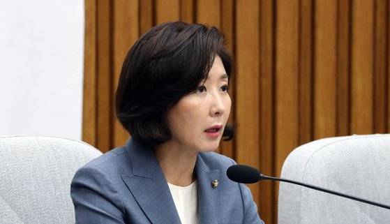 나경원 자유한국당 원내대표. 김경록 기자