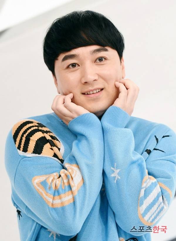 스카이드라마 '송은이 김숙의 영화보장' 촬영 현장 공개 행사에 참석한 황제성. 사진=조은정 기자 new@hankooki.com