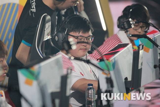 자카르타-팔렘방 아시안 게임에서 금메달을 따낸 '우지' 지안즈하오.