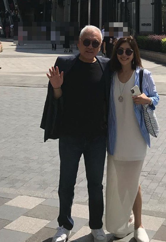 김한길(왼쪽)과 최명길./사진=최명길 인스타그램