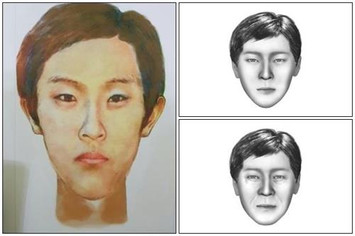 '포천 여중생 살인사건' 용의자(?) (의정부=연합뉴스) 권숙희 기자 = 2004년 발생한 '포천 여중생 살인사건' 관련, 당시 유사한 사건의 피해를 볼 뻔했다고 주장하는 여성의 기억을 토대로 제작된 몽타주. [경기북부지방경찰청 제공. 재판매 및 DB금지]