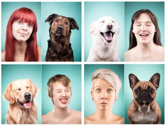 독일에서 활동하는 사진작가 아인스 오피판티의 프로젝트 'THE DOG PEOPLE'의 일부. [사진 INES OPIFANTI 홈페이지]