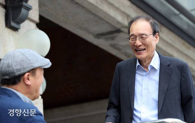 허수열 교수가 이용훈 <반일종족주의>통계의 허상을 조목조목 반박하고 있다./김창길 기자