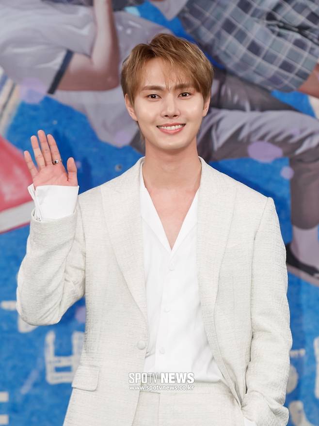 ▲ MBC 새 수목드라마 '어쩌다 발견한 하루' 제작보고회. 왼쪽부터 정건주, 로운, 김혜윤, 이나은, 이재욱, 김영대, 이태리 ⓒ한희재 기자