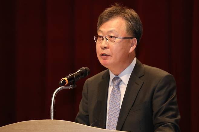 ▲ 강상현 방송통신심의위원장. 사진=이치열 기자.