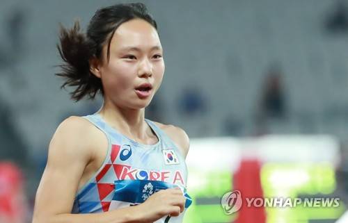 한국 여자 육상 단거리 김민지 [연합뉴스 자료사진]