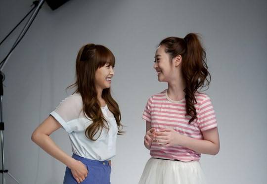 ▲ 빅토리아(왼쪽)와 故 설리. 제공lSM엔터테인먼트