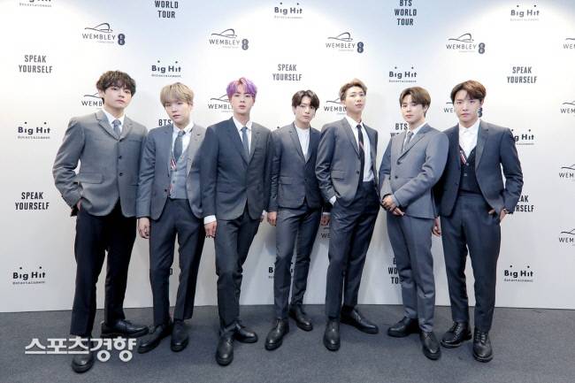 그룹 방탄소년단. 사진 경향DB
