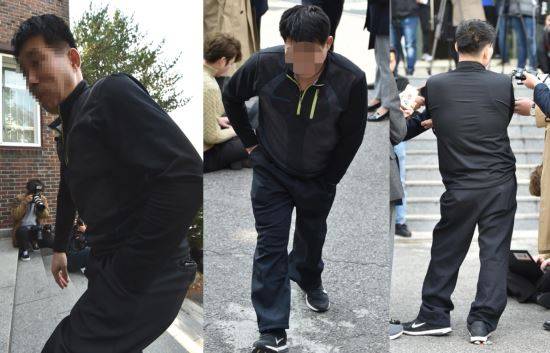 화성연쇄살인 8차 사건 범인으로 지목돼 20년간 수감생활을 한 윤모(52)씨가 26일 오후 경기 수원시 장안구 경기남부지방경찰청 광역수사대에 참고인 신분으로 출석하고 있다. 뉴시스