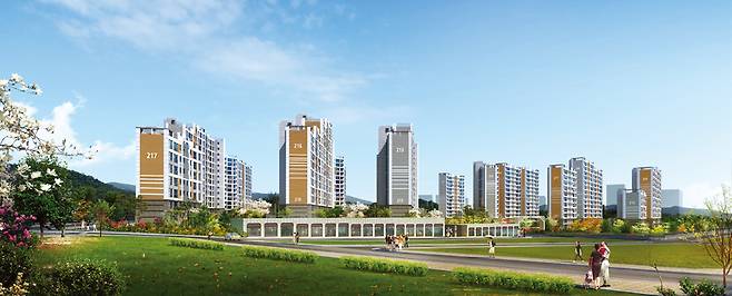 △ 호반써밋판교밸리 조감도 [출처 = 호반베르디움 공식 홈페이지]