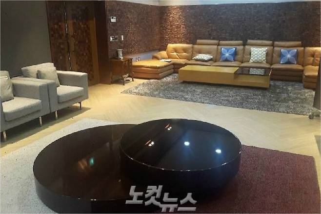 울산 중구문화의전당 VIP 출연자 대기실 내부 모습.(사진 = 반웅규 기자)