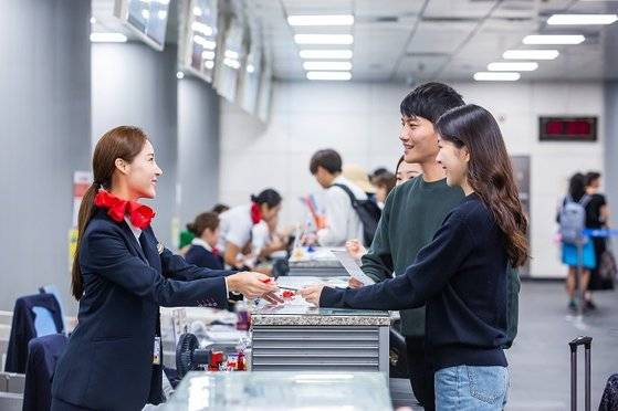 서울역 도심공항터미널 이용 모습