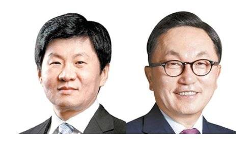 정몽규 회장 (左), 박현주 회장(右)