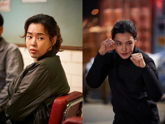 영화 ‘극한직업'에서 탄력이 넘치는 연기를 보여주는 무심한 이하늬. 다양한 표정 연기가 압권이다.