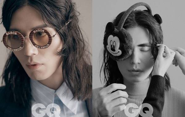 이동욱 장발. /사진=지큐코리아