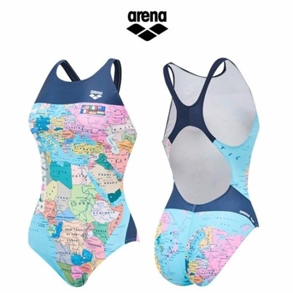 문제가 된 아레나코리아의 여성용 원피스 수영복. 현재는 판매를 하지 않고 있다. /아레나코리아 홈페이지 캡처