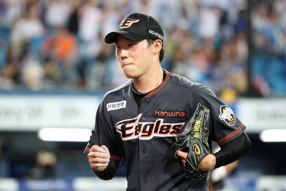 한화 이글스의 투수 김성훈. 23일 9층건물 옥상에서 사고로 숨졌다. [뉴스1]