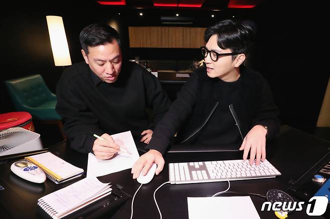 이단옆차기의 함준석(왼쪽)과 박장근 / 뉴스1 © News1 권현진 기자