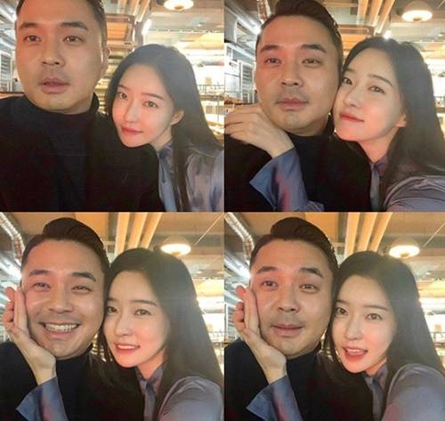 김유지 정준 열애소감 사진=정준 SNS