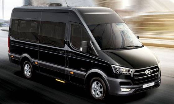 수요응답 기반 커뮤니티형 모빌리티 서비스에 활용될 현대차의 중형 버스 쏠라티. [사진 현대차 홈페이지 캡처]