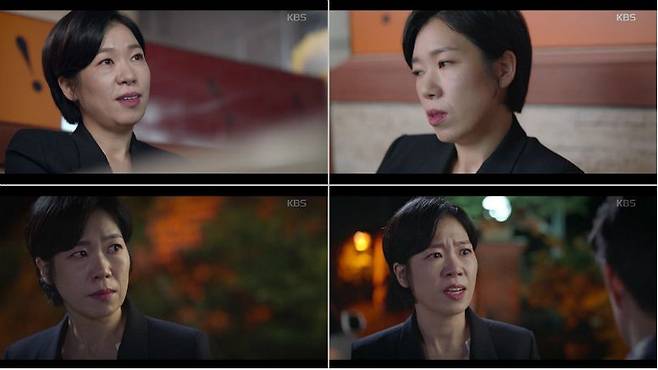 KBS2 '동백꽃 필 무렵'에서 홍자영 역으로 열연한 배우 염혜란 (사진=방송화면 캡처)