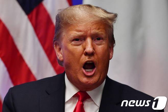 도널드 트럼프 미국 대통령 © AFP=뉴스1