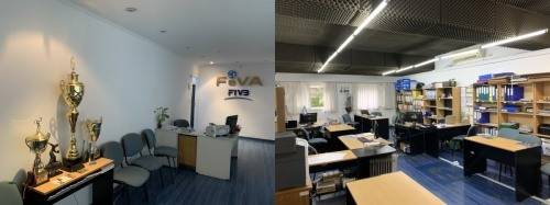 아르헨티나 배구협회는 규모가 딱 적당한 듯싶었다. 건물 외부와 내부, 모두  깔끔하다는 인상을 받았다.