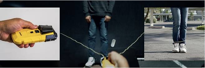 랩 테크놀로지스가 개발한 테이저 건과 총을 대체할 수 있는 체포 도구인 '볼라랩'.[사진 랩 테크놀로지스]