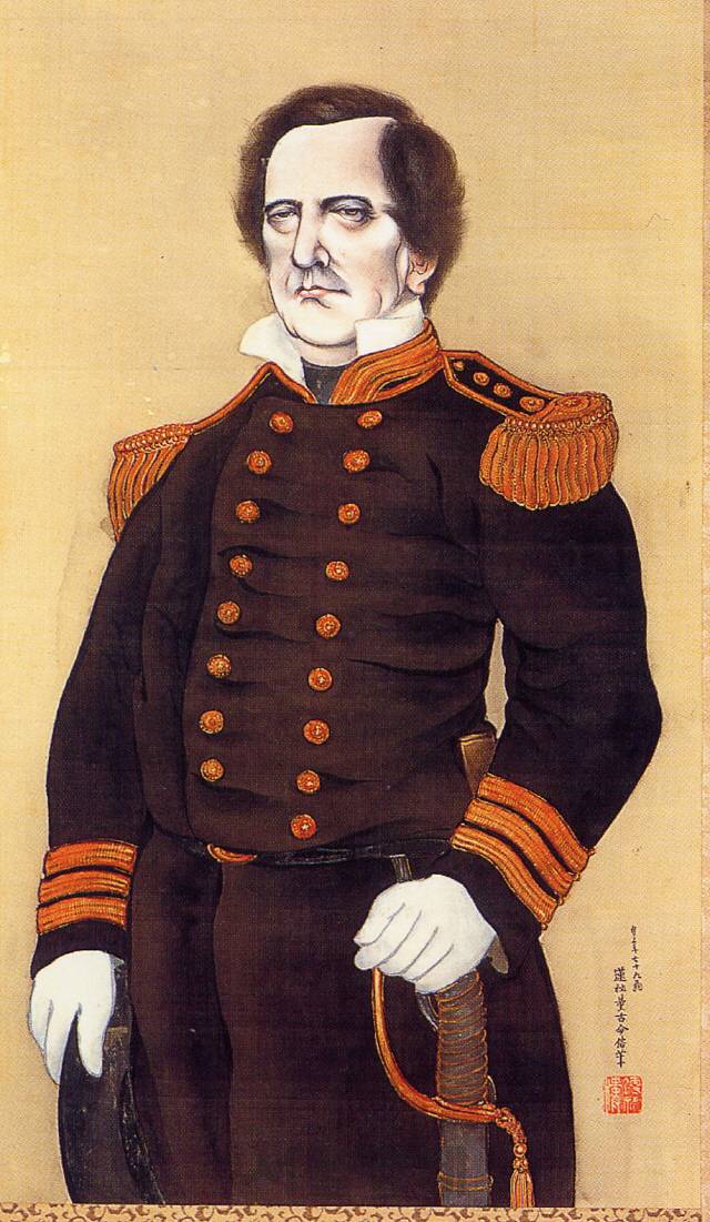 미국 해군 증기선의 아버지로 불리는 페리 제독.