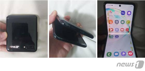 삼성전자 '2세대 갤럭시 폴드' 추정 사진 (출처: 아이스유니버스 트위터)© 뉴스1